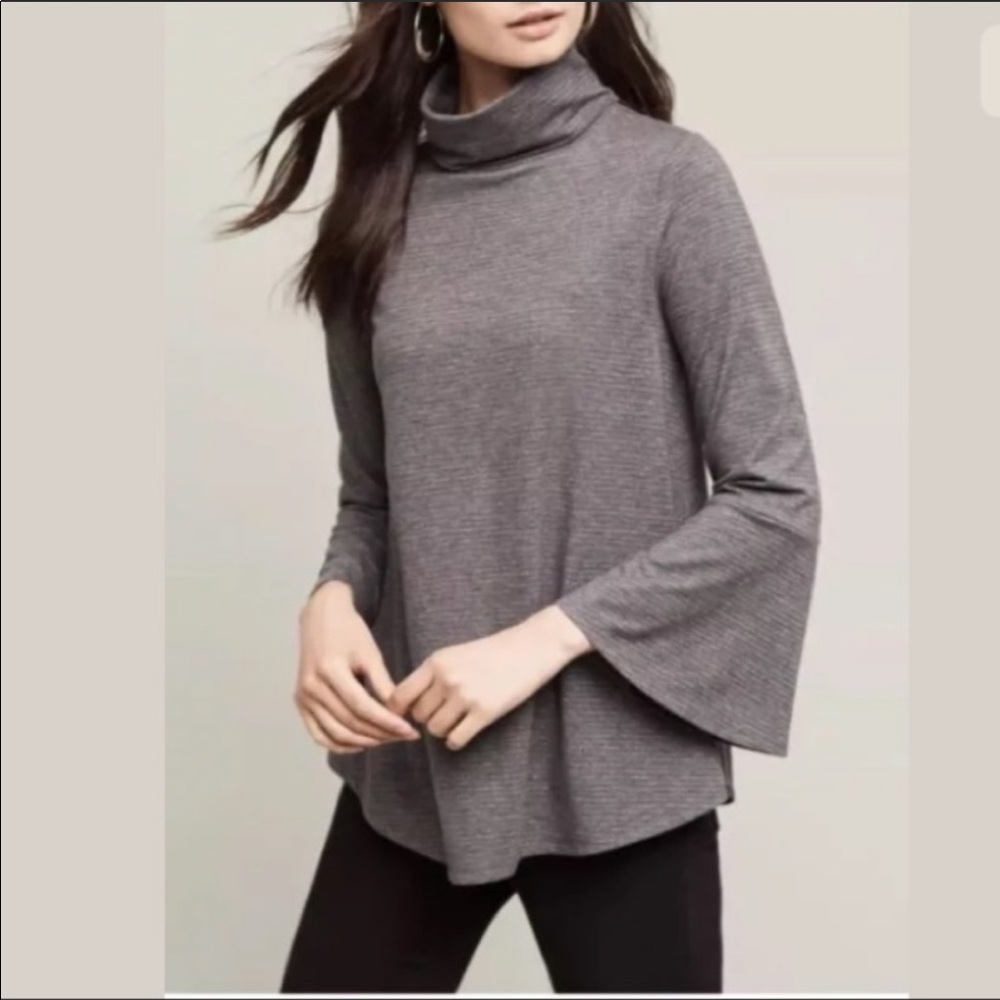 ANTHROPOLOGIE POSTMARK Grey Turtleneck